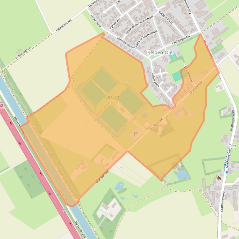 Kaart van postcodegebied 6037NX.