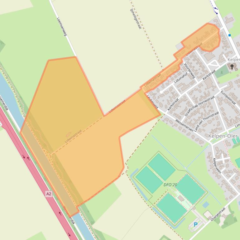 Kaart van postcodegebied 6037RT.