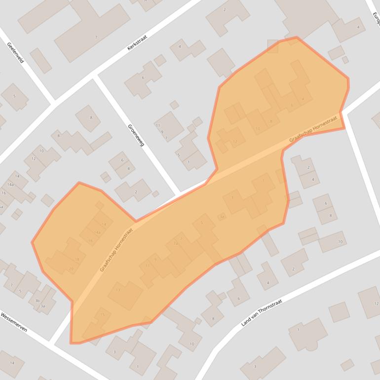 Kaart van postcodegebied 6037RZ.