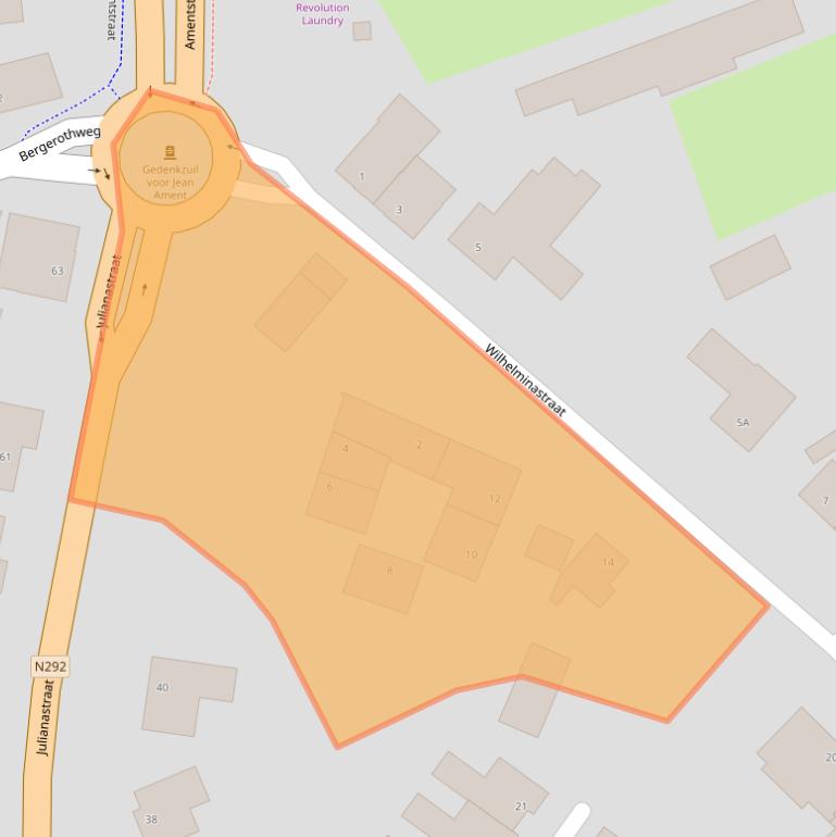 Kaart van postcodegebied 6039AC.