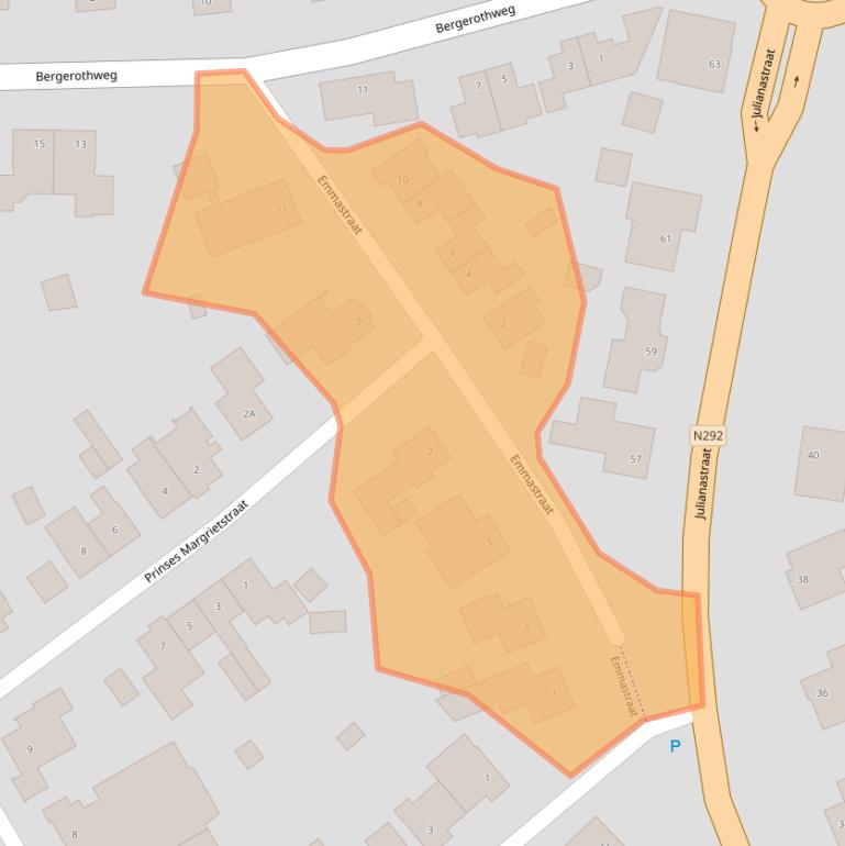 Kaart van postcodegebied 6039AR.