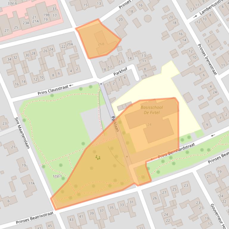 Kaart van postcodegebied 6039BD.