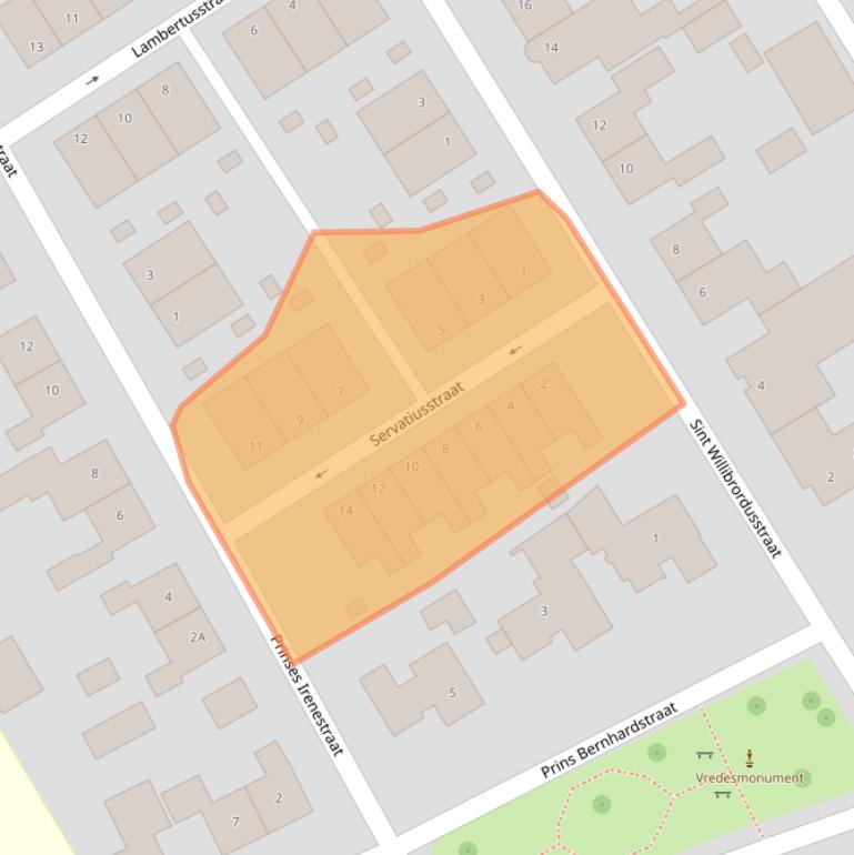 Kaart van postcodegebied 6039CB.