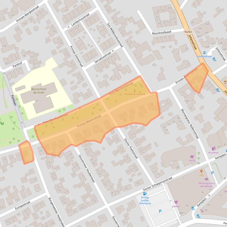 Kaart van postcodegebied 6039CG.