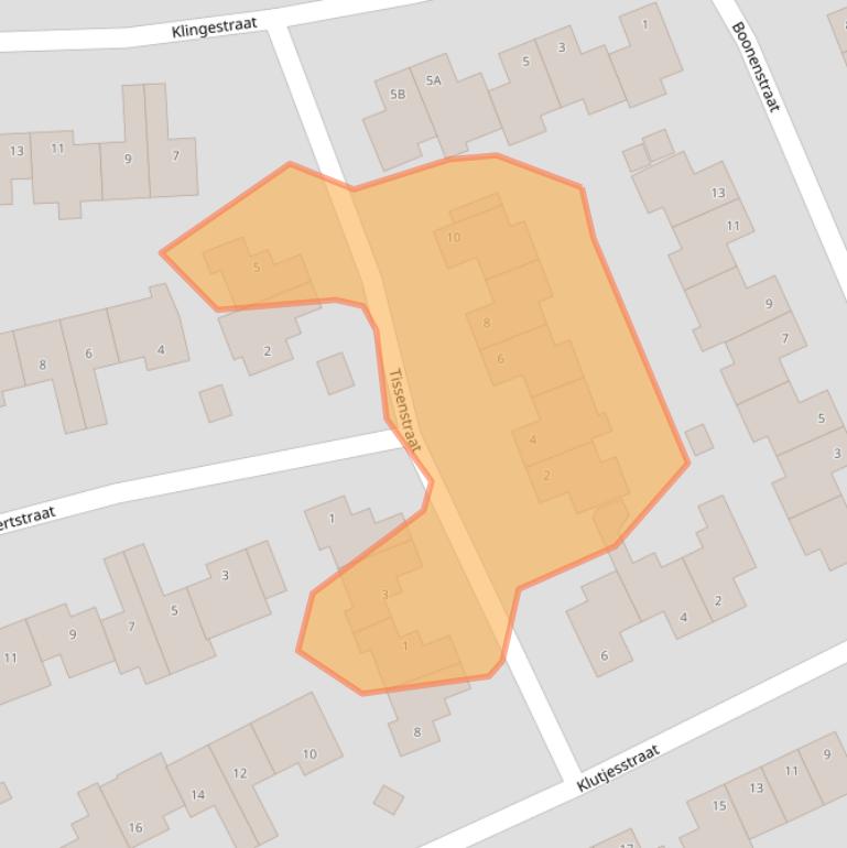 Kaart van postcodegebied 6039EZ.