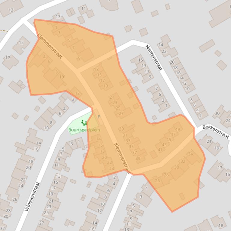 Kaart van postcodegebied 6039GT.