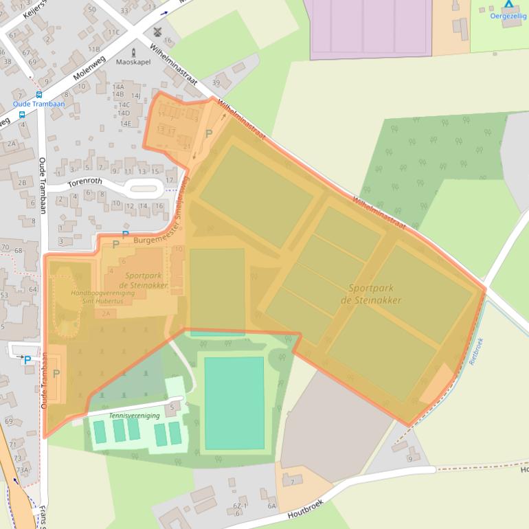 Kaart van postcodegebied 6039HB.