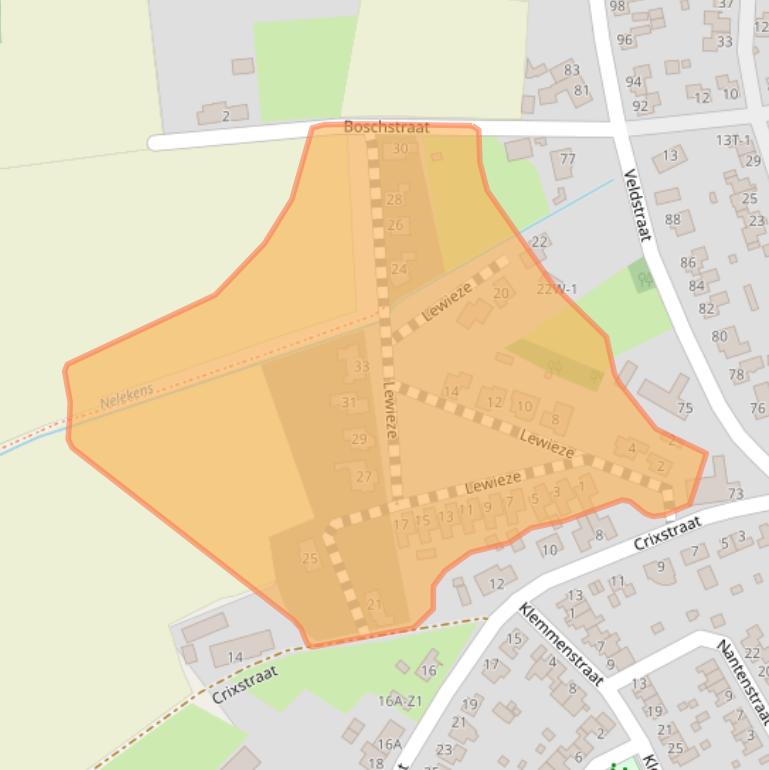 Kaart van postcodegebied 6039HC.