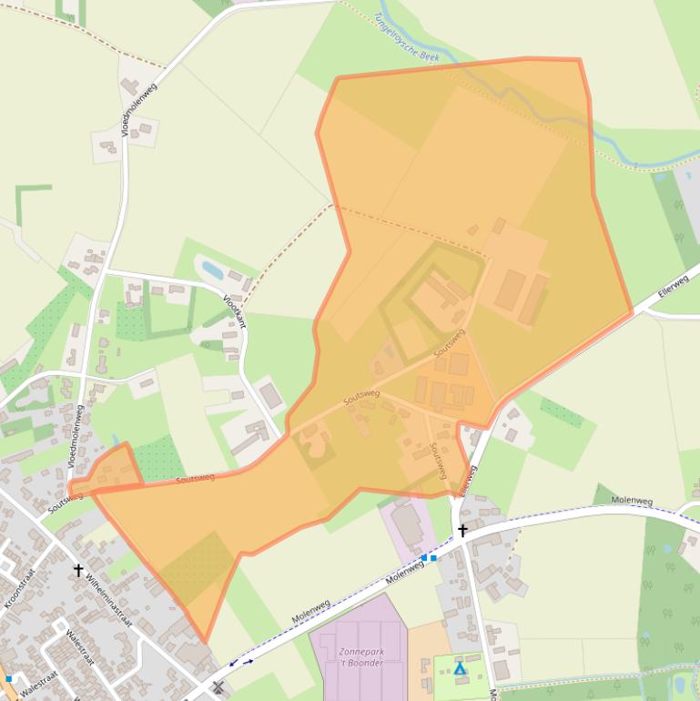 Kaart van postcodegebied 6039RC.