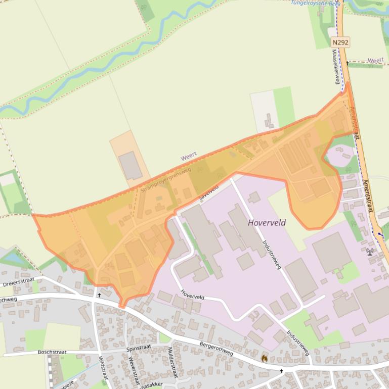 Kaart van postcodegebied 6039SB.