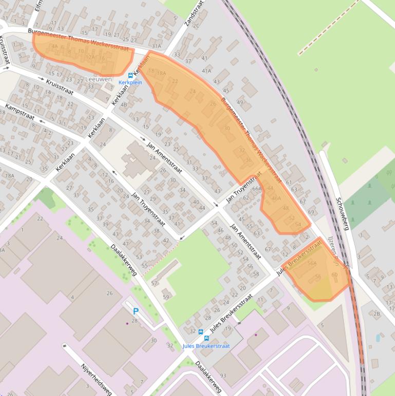 Kaart van postcodegebied 6041AL.