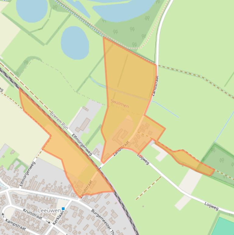 Kaart van postcodegebied 6041AM.