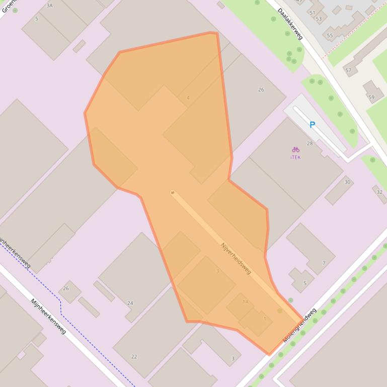 Kaart van postcodegebied 6041BM.