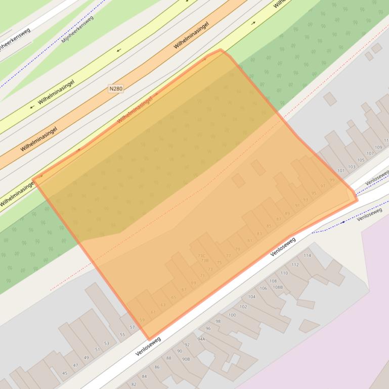 Kaart van postcodegebied 6041BT.