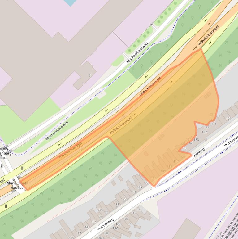 Kaart van postcodegebied 6041BV.