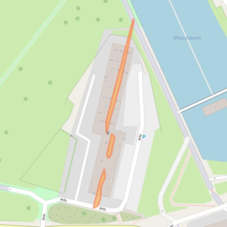 Kaart van postcodegebied 6041CK.