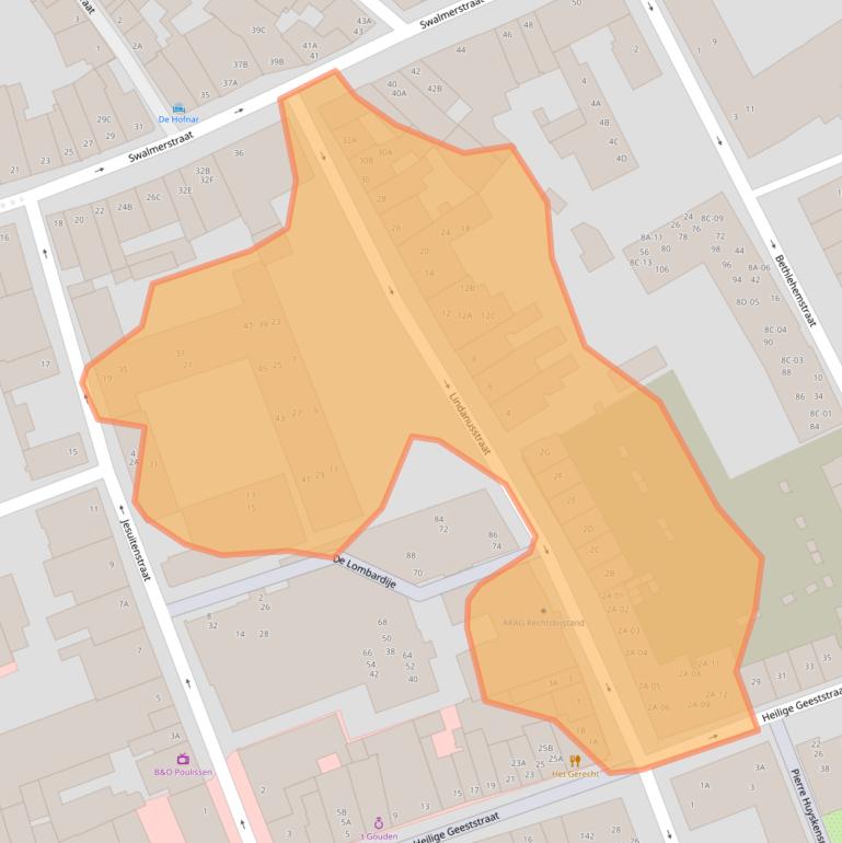 Kaart van postcodegebied 6041EC.