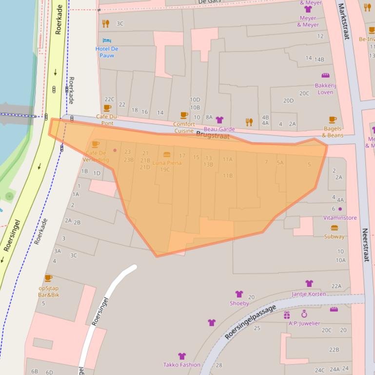 Kaart van postcodegebied 6041EP.