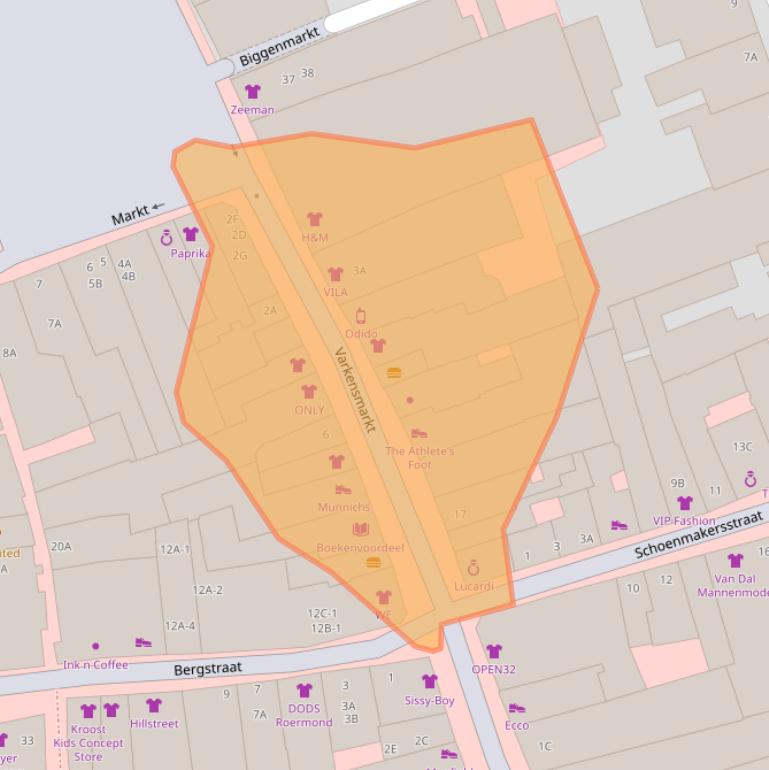 Kaart van postcodegebied 6041ET.