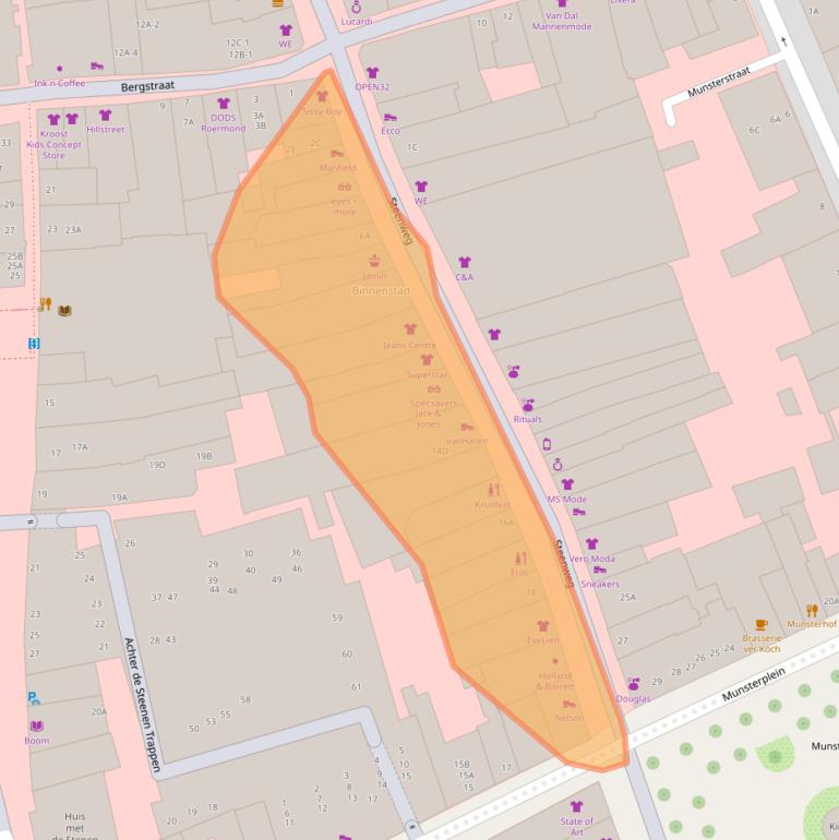 Kaart van postcodegebied 6041EW.