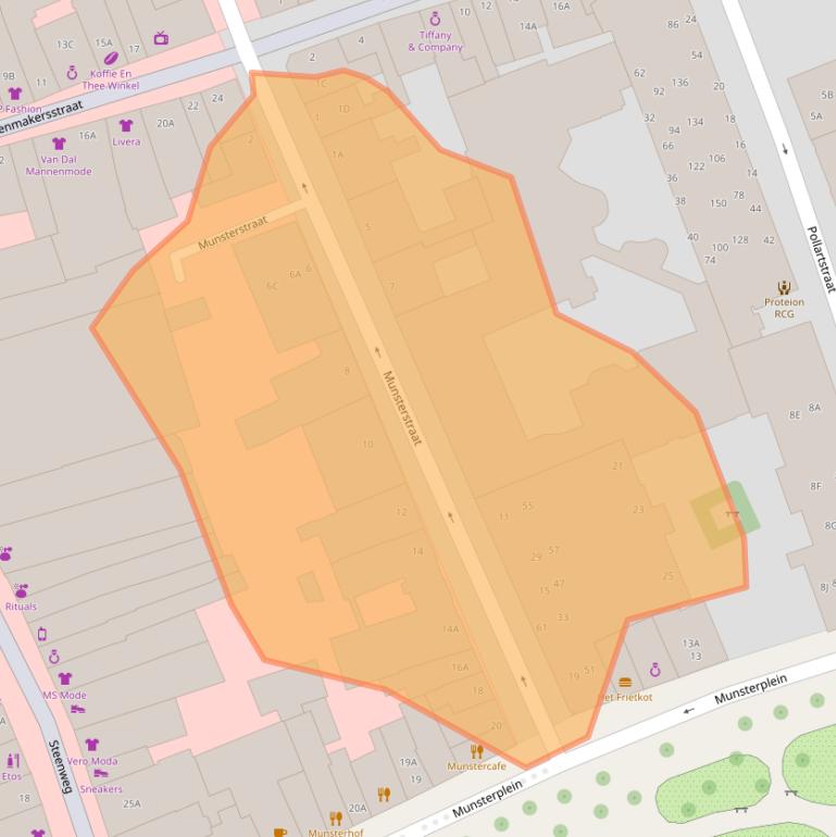 Kaart van postcodegebied 6041GA.
