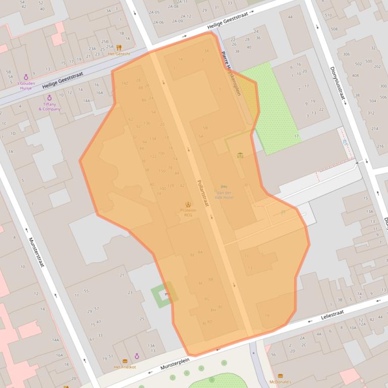 Kaart van postcodegebied 6041GC.