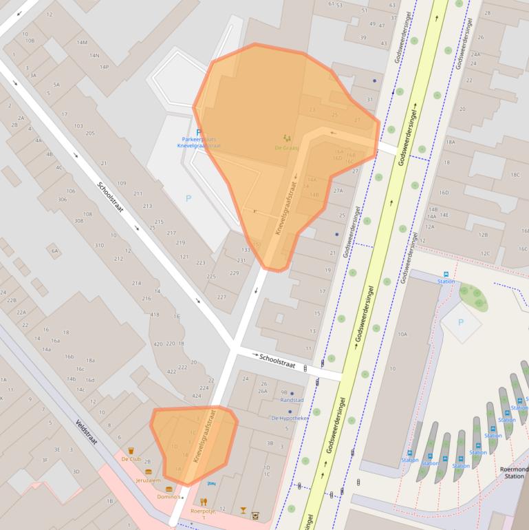 Kaart van postcodegebied 6041GP.