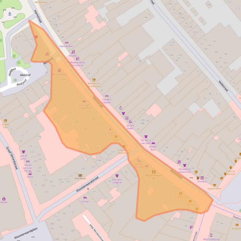 Kaart van postcodegebied 6041HA.
