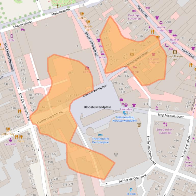 Kaart van postcodegebied 6041HJ.