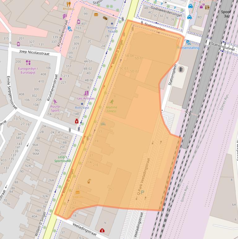 Kaart van postcodegebied 6041HP.