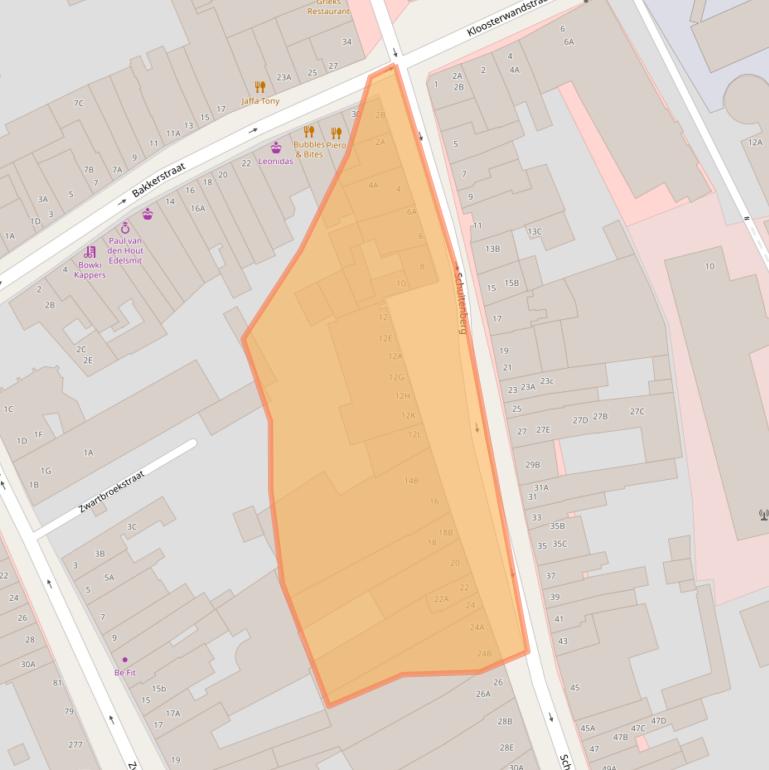 Kaart van postcodegebied 6041JJ.