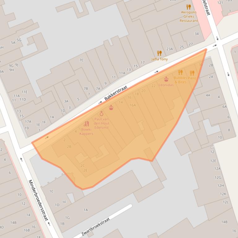 Kaart van postcodegebied 6041JR.