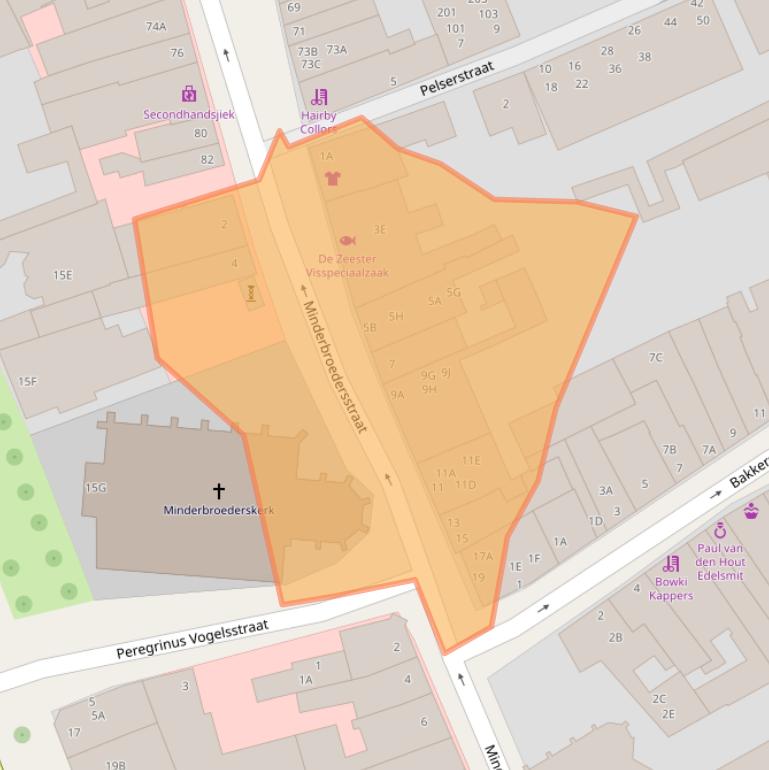 Kaart van postcodegebied 6041JV.