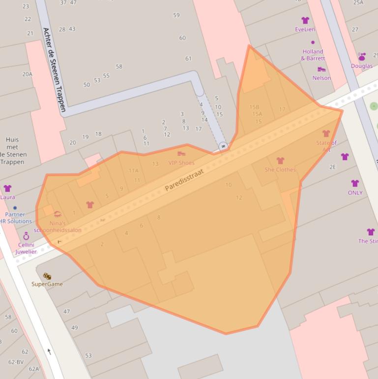 Kaart van postcodegebied 6041JW.