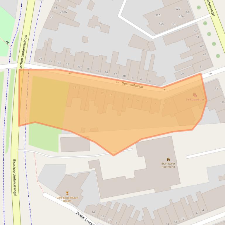 Kaart van postcodegebied 6041KP.