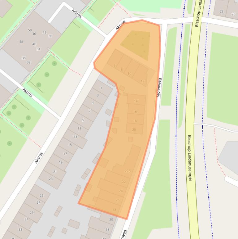 Kaart van postcodegebied 6041KV.
