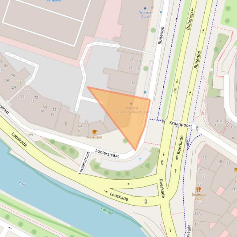 Kaart van postcodegebied 6041LB.