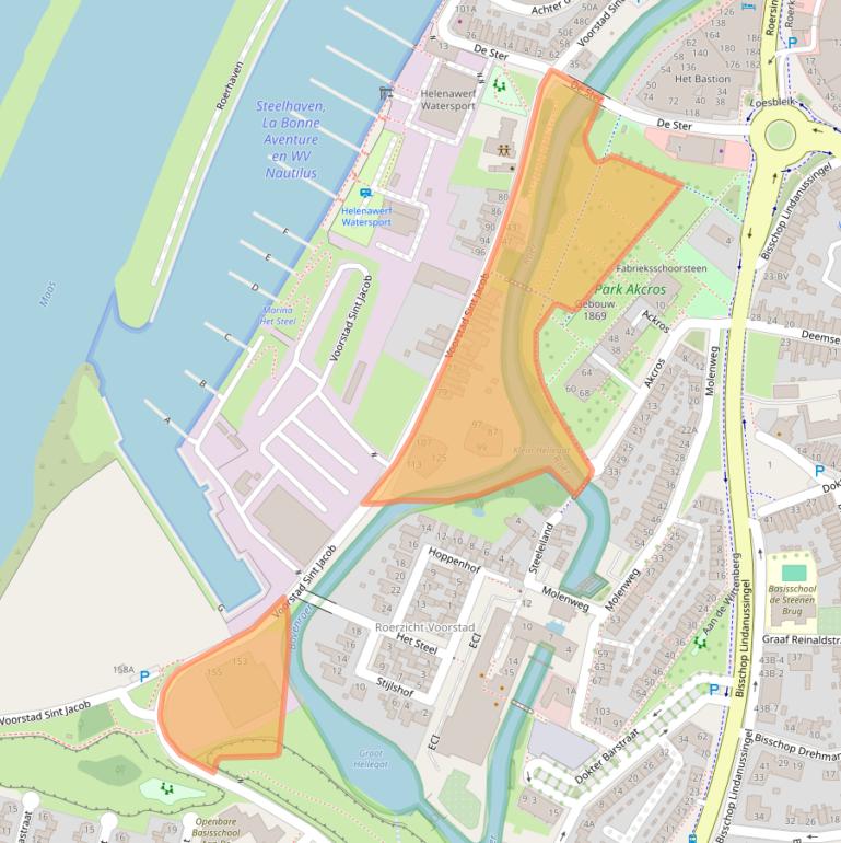 Kaart van postcodegebied 6041LL.