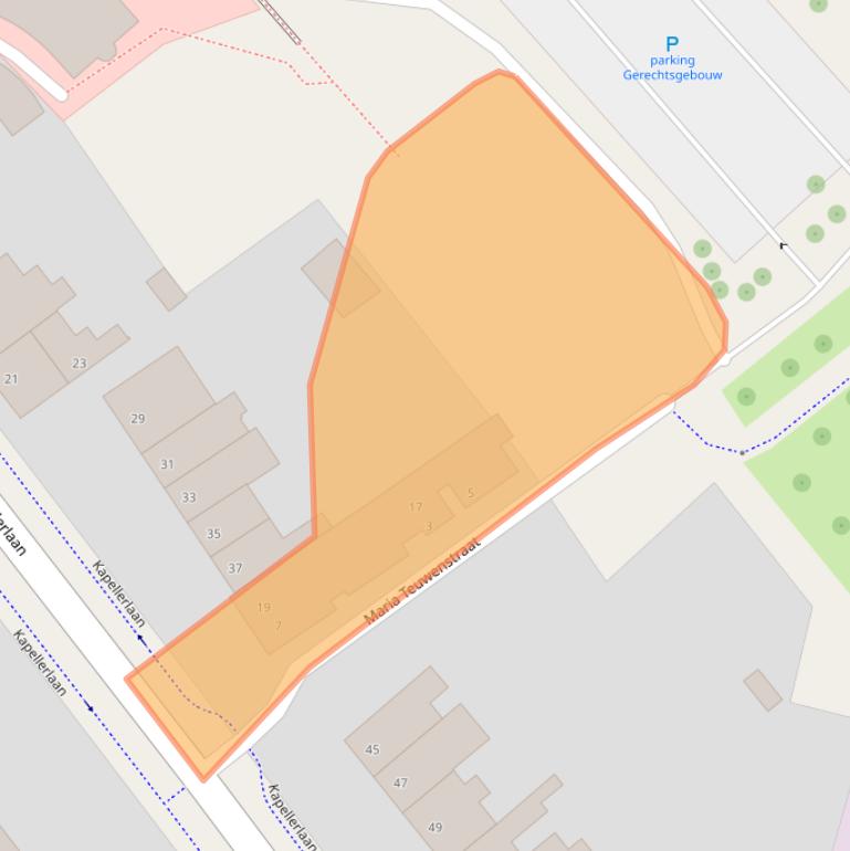 Kaart van postcodegebied 6041LT.