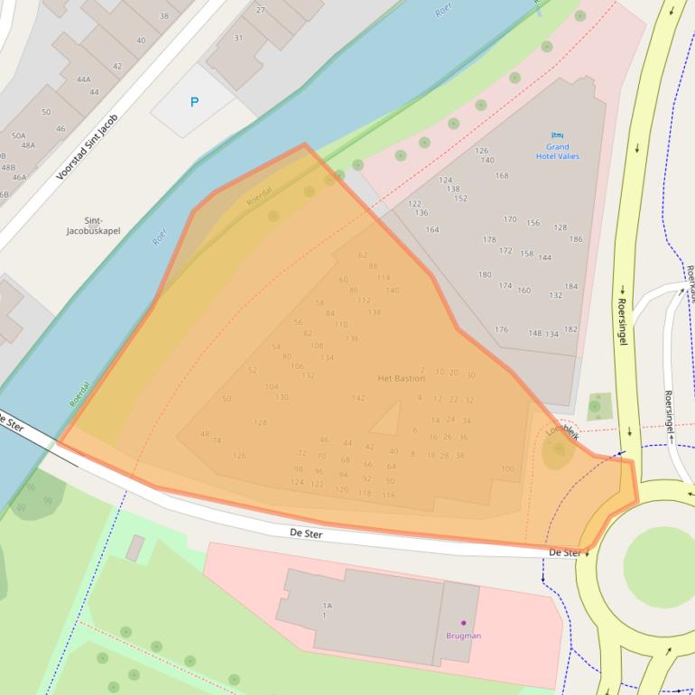 Kaart van postcodegebied 6041MH.