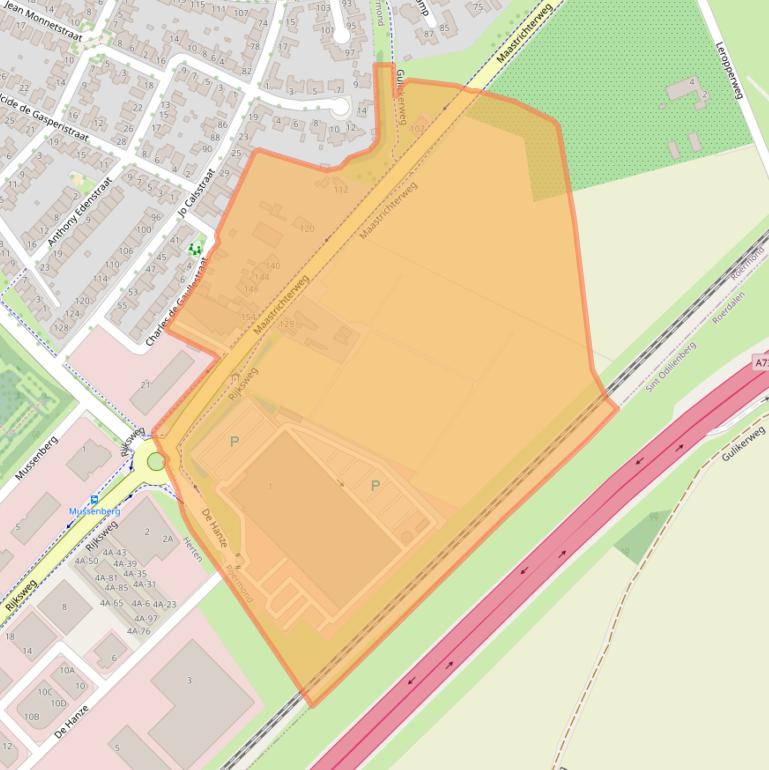 Kaart van postcodegebied 6041PA.