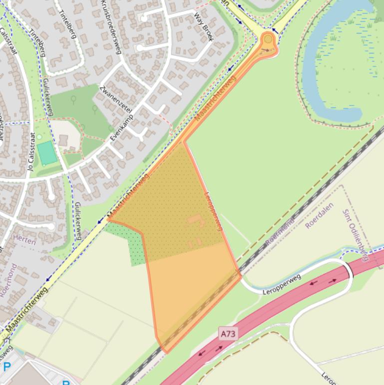 Kaart van postcodegebied 6041PB.