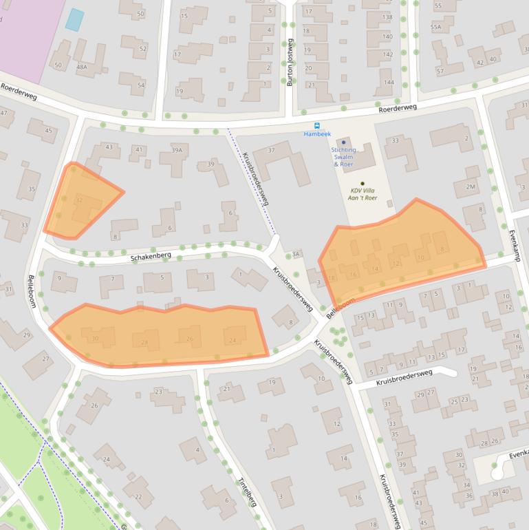 Kaart van postcodegebied 6041PR.