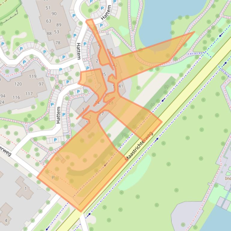 Kaart van postcodegebied 6041SB.