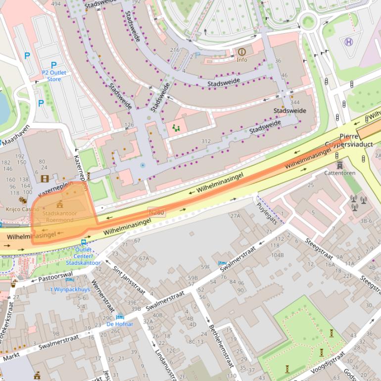 Kaart van postcodegebied 6041TG.