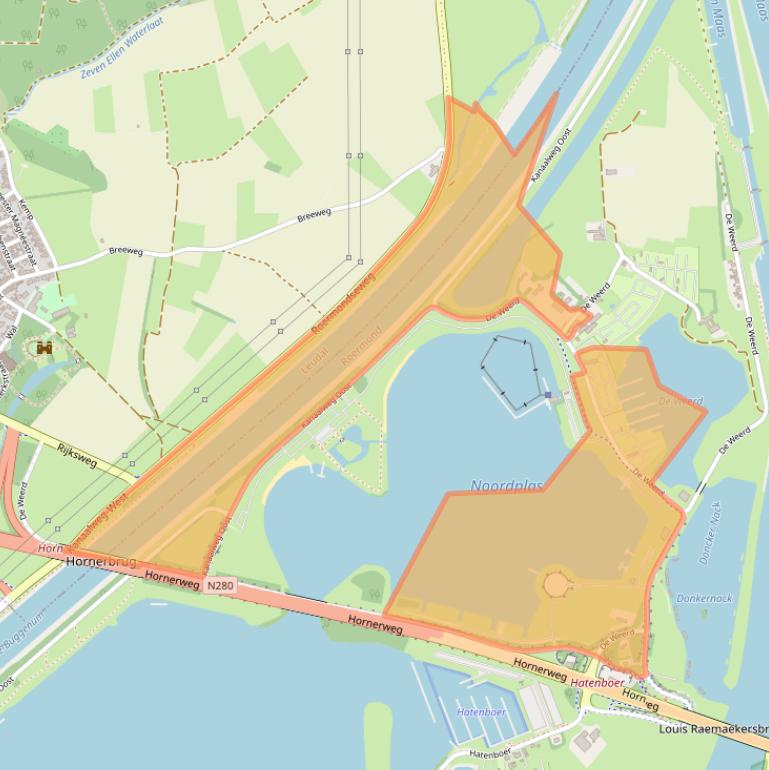 Kaart van postcodegebied 6041TK.