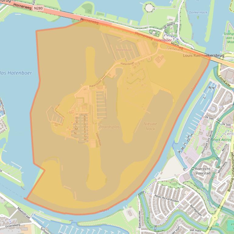 Kaart van postcodegebied 6041TN.