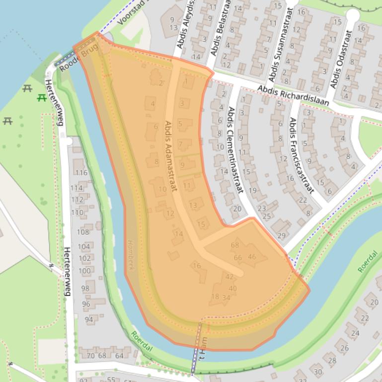 Kaart van postcodegebied 6041VB.