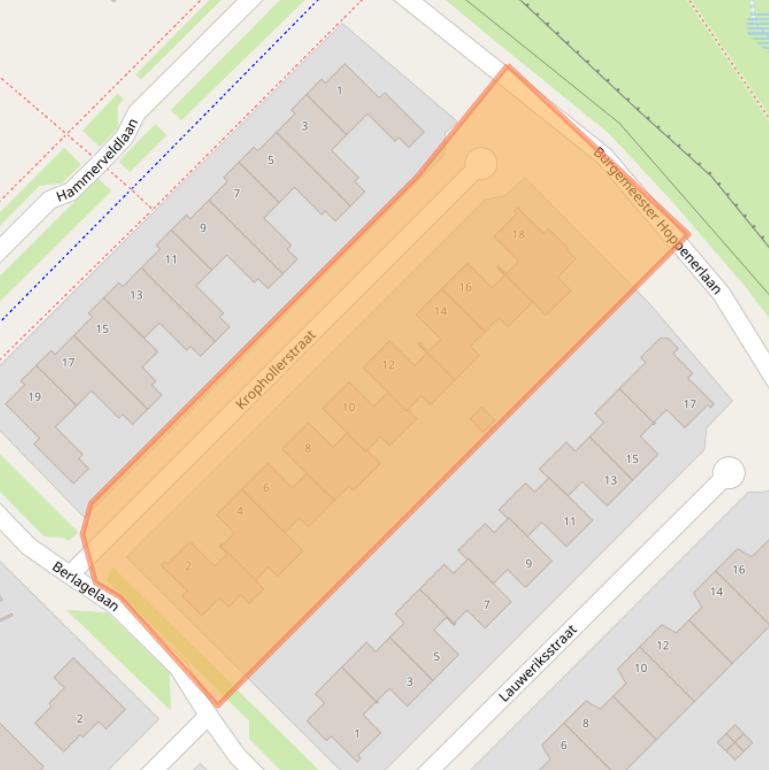 Kaart van postcodegebied 6041VT.