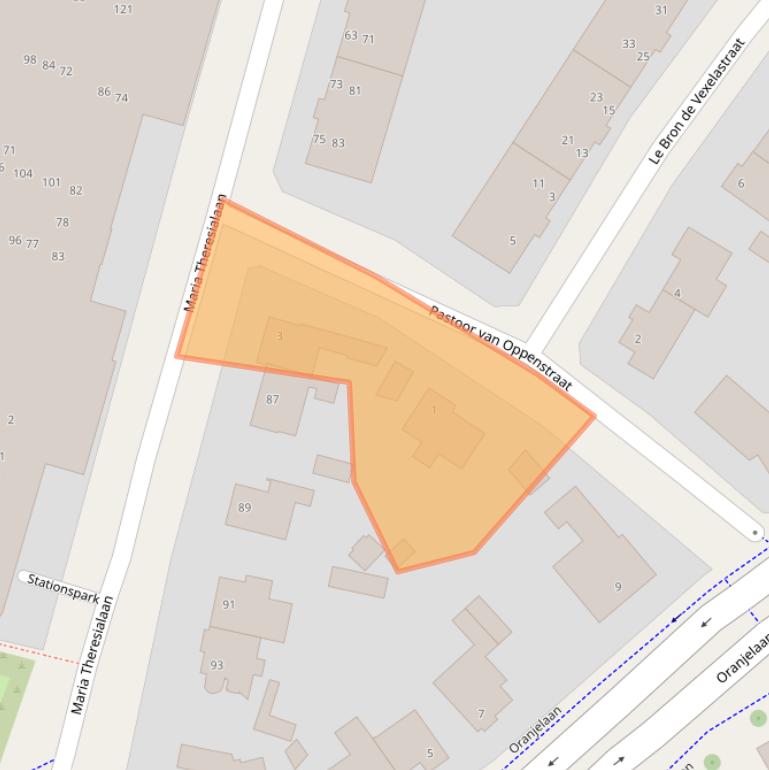 Kaart van postcodegebied 6042AM.